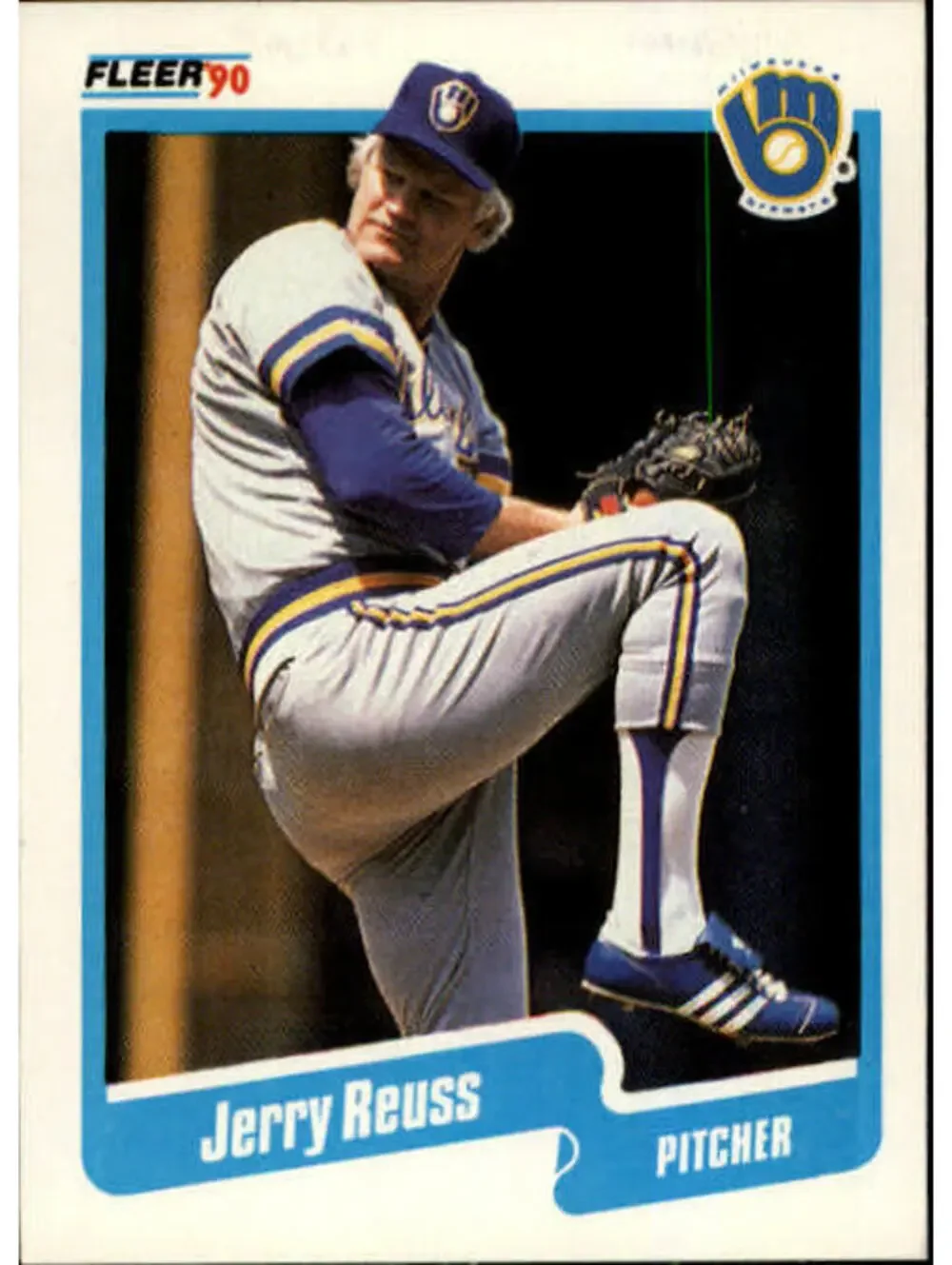 1990 Jerry Reuss Fleer Baseball Card #335
